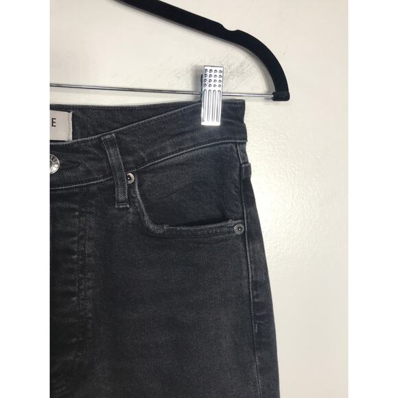 Agolde Nico Charcoal Gray Black Jeans Modern Capsule Denim Straight Leg 26 / 2 - Picture 6 of 11